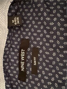 Nine West | Shirts | Nine West Mens Slim Fit Red Buttondown Shirt Size Xl |  Poshmark